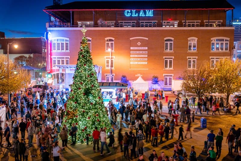 Downtown In December Oklahoma City
