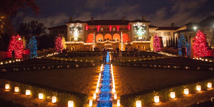 Philbrook Festival Lights Tulsa