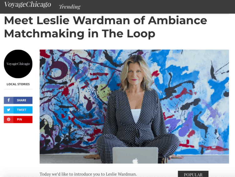 Voyage Chicago Interview With Leslie Wardman